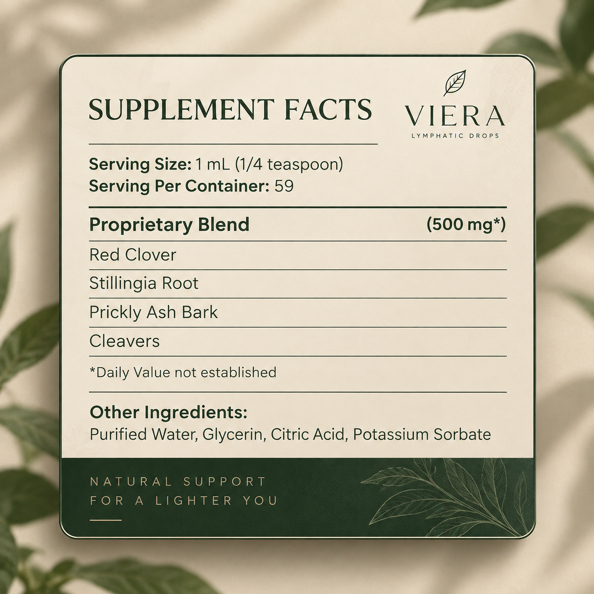 Viera Lymphatic Drainage Drops