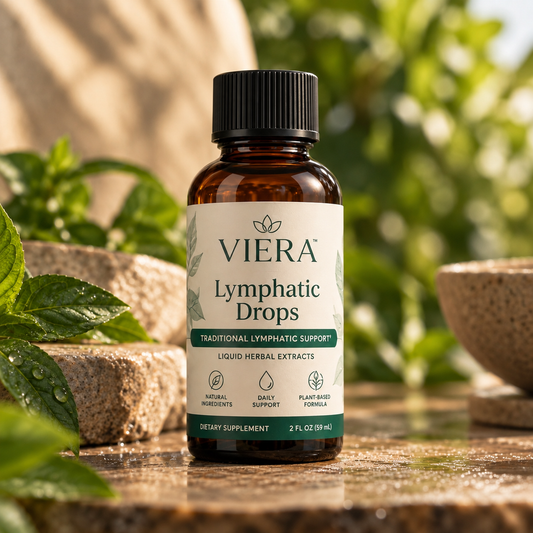 Viera Lymphatic Drops 59 ml amber bottle